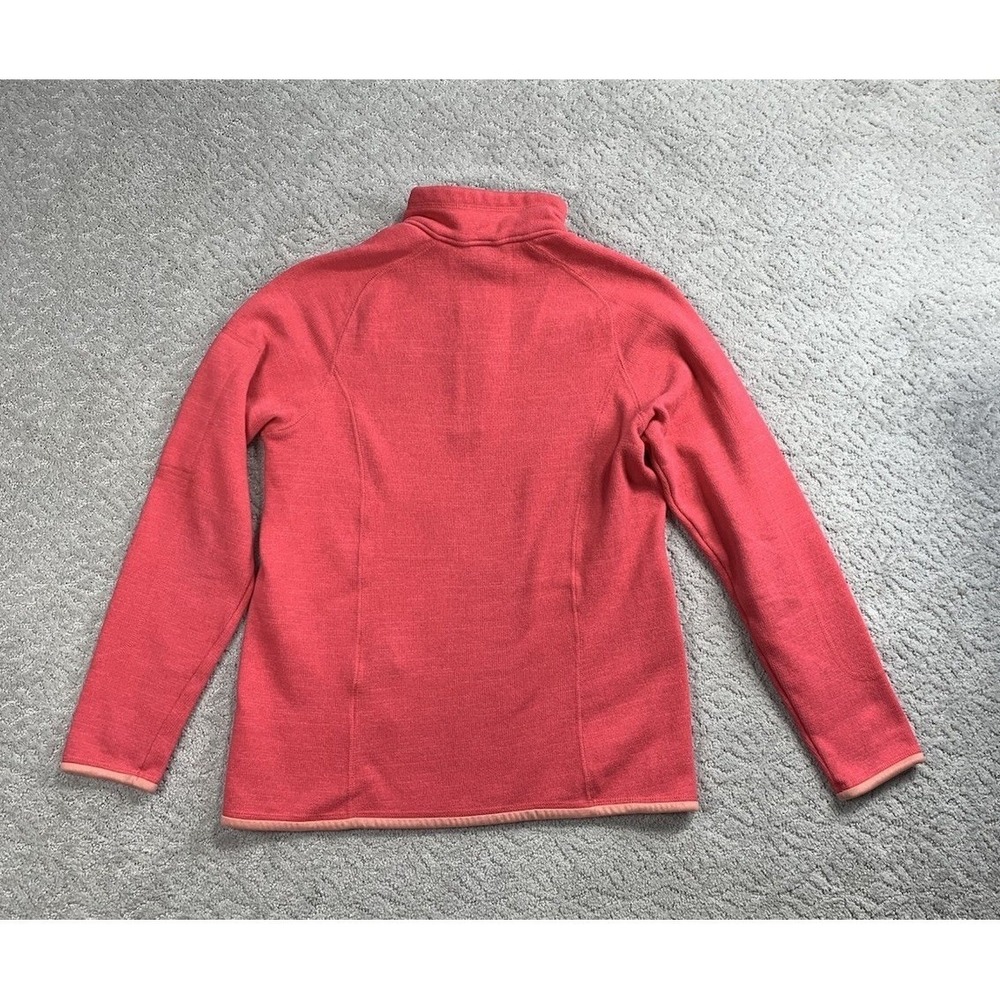 Patagonia Better Sweater 1/4 Zip Youth XL 14 Pink Fleece Pullover - Picture 6 of 10